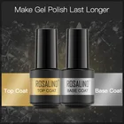 Базовое и топовое покрытие ROSALIND, 7 мл, Гель-лак для ногтей, стойкий лак для ногтей, хорошо подходит для дизайна ногтей, Полупостоянный гель