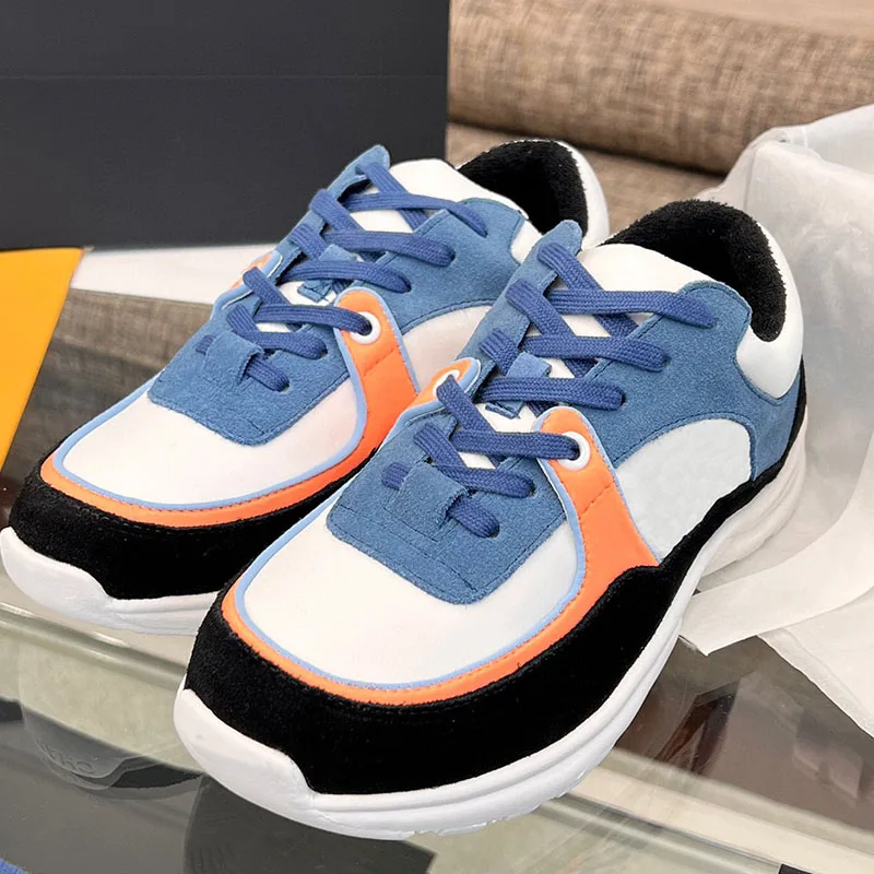 

2021 New Spring Women's Sneakers Genuine Leather Thick Bottom Casual Shoes Reflective Strip Rainbow Mixed Colors Fashion Flats