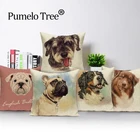 Льняная наволочка для подушки с изображением собаки Лабрадора, симпатичная декоративная наволочка для подушки в виде животного чихуахуа, декоративная наволочка для автомобиля Kissen