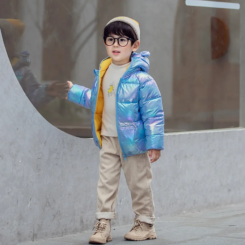 

Зимнее пальто для маленьких девочек, новинка 2021, пуховая теплая детская одежда для малышей, уличные куртки