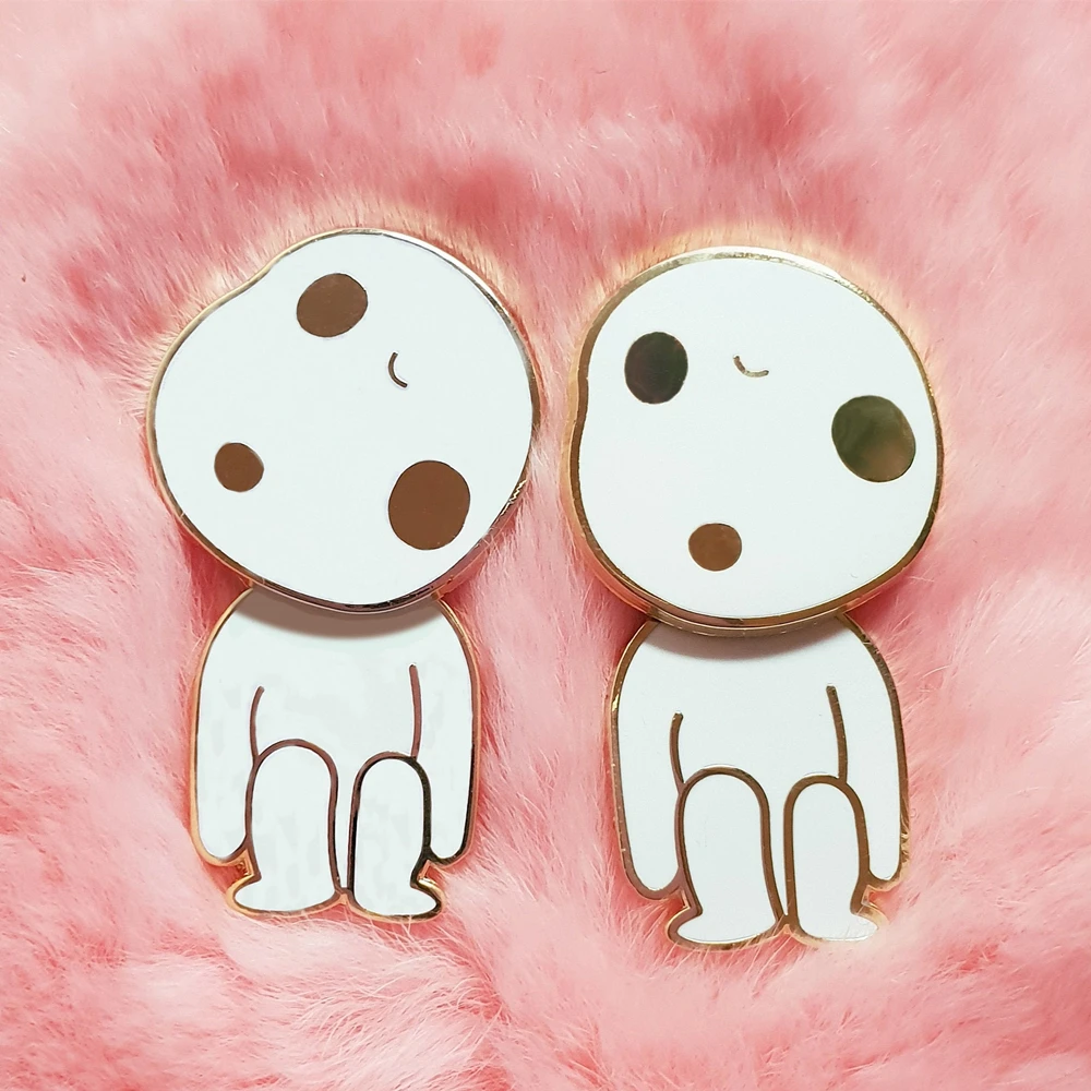 Распродажа жесткая эмалированная брошь в виде милой принцессы мононокса