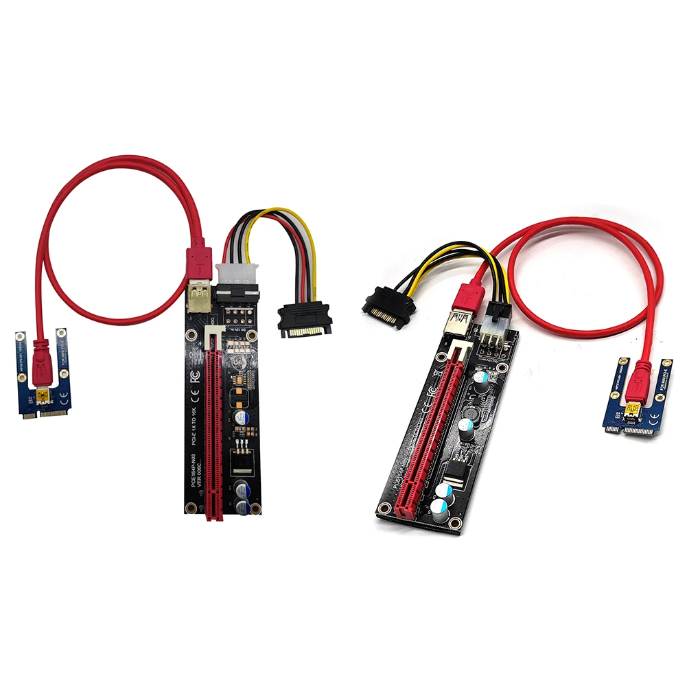 USB 3.0 Мини PCI-E Райзер SATA на 4 Pin 6 16X Расширитель Адаптер Карта Кабель Питания для Внешней Графики на Ноутбуке