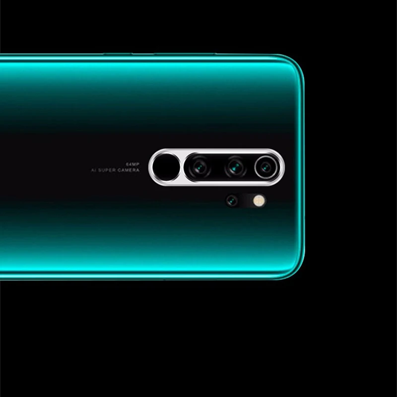 Для Xiaomi Redmi Note 8 Note 8 Pro задняя камера металлическое кольцо задний объектив Защита экрана Мягкий объектив 7H Закаленное стекло пленка