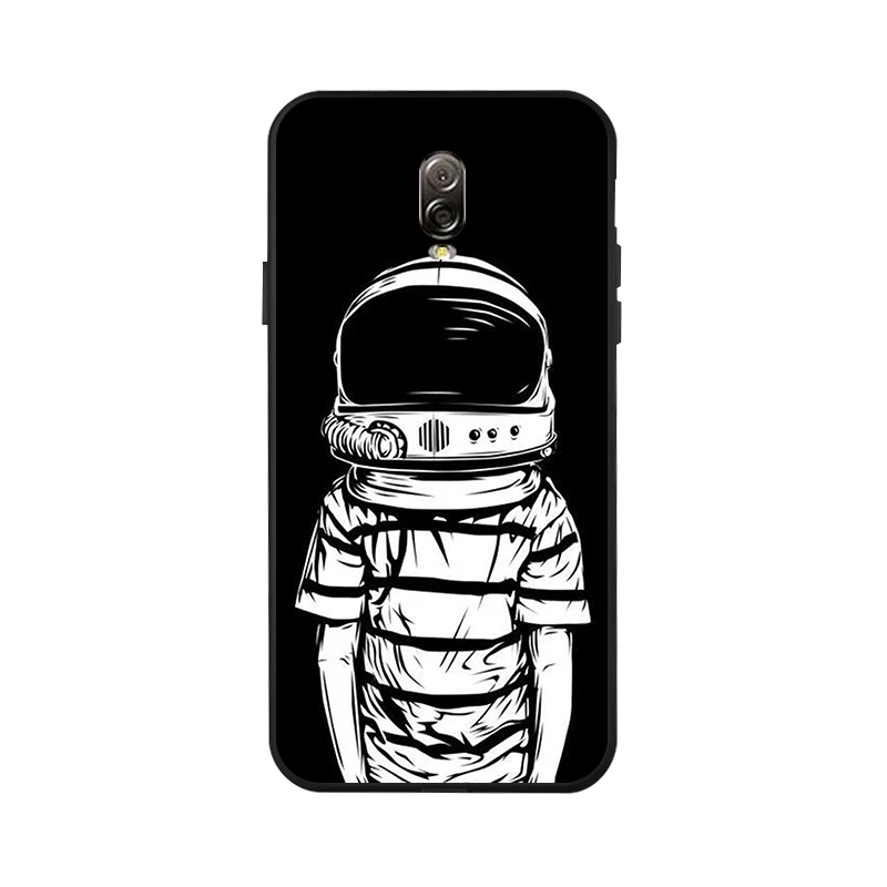 Астронавт черный чехол ТПУ для samsung Galazy A7 A5 A3 J5 J3 2016 S7 Edge Pro Funda 2017 силиконовый на