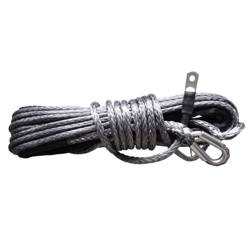 Синтетический трос для лебедок буксировочный 15 м 7700 фунтов внедорожников