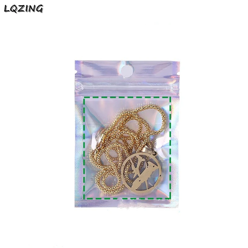 6x10 см розовый жар уплотнение алюминиевой фольги Небольшой Ziplock Сумки Плоский