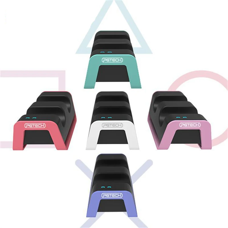 

Dual Charger Dock for PlayStation 5 Wireless Controller with Contact Conversion Head Charging Stand for PS5 Game Controller