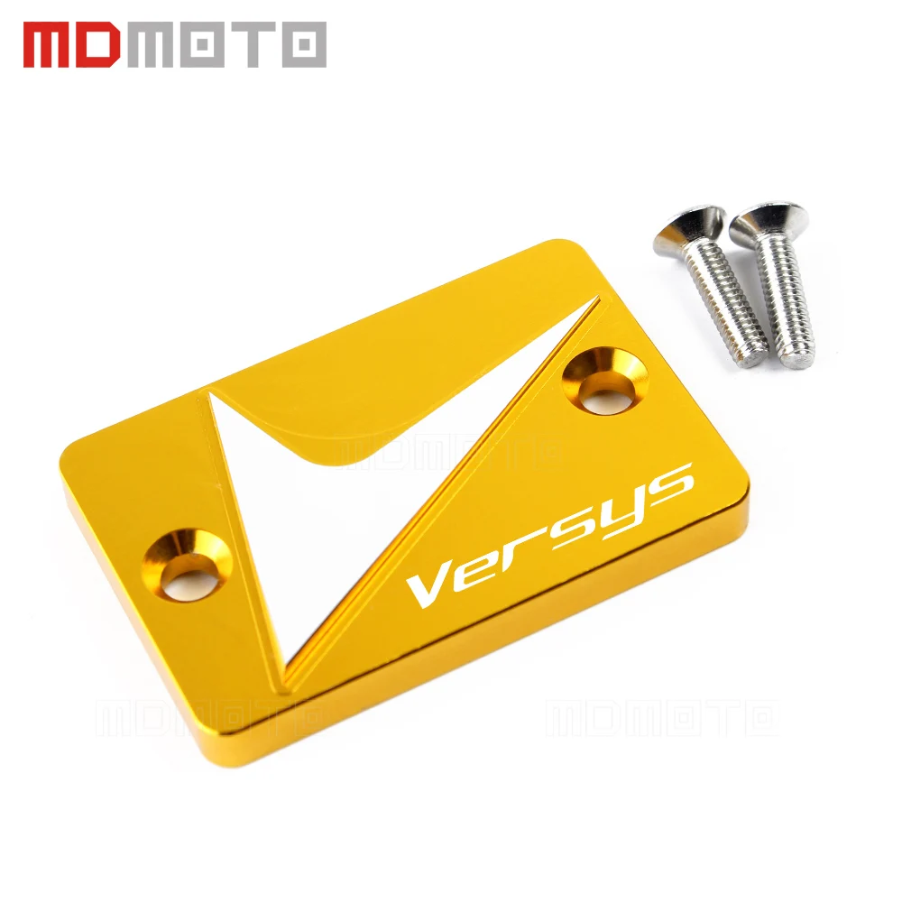 

green CNC Aluminum Motorcycle Tank Cap Covers For Kawasaki Versys 300X 300 X 300 x300 2017 2018 Brake Fluid Reservoir Caps Oil