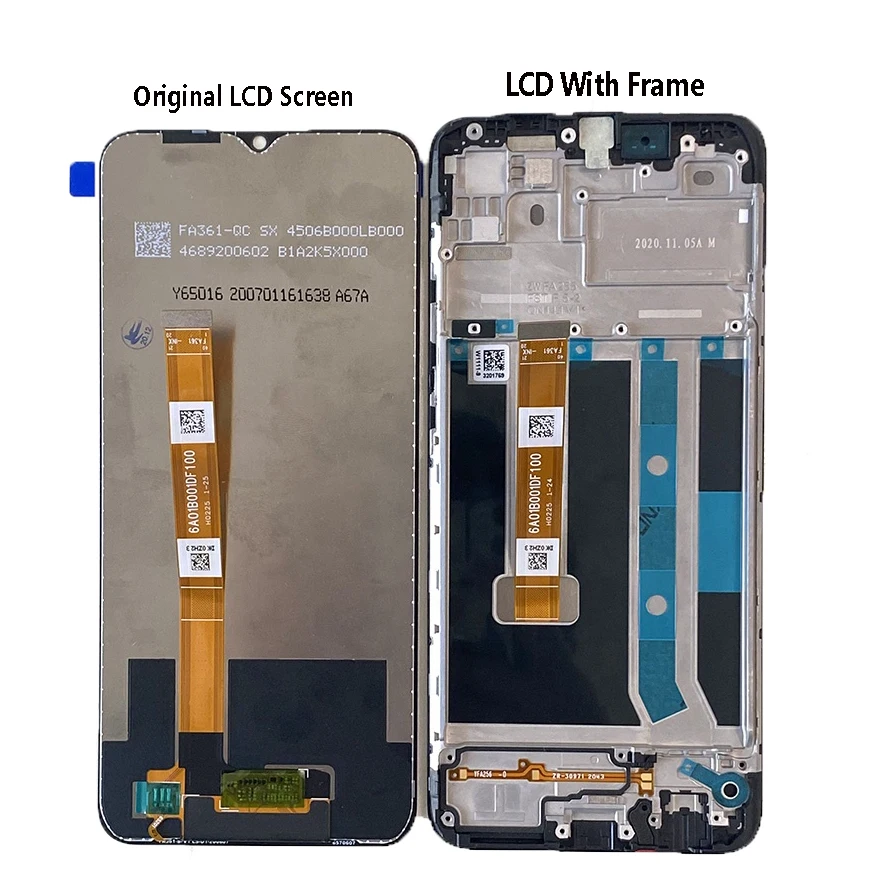 Original Display For Vivo Y19 1915 Y5S 2019 LCD Display Touch Screen Digitizer With Frame Vivo U3 V1941A V1941T LCD Glass Screen enlarge