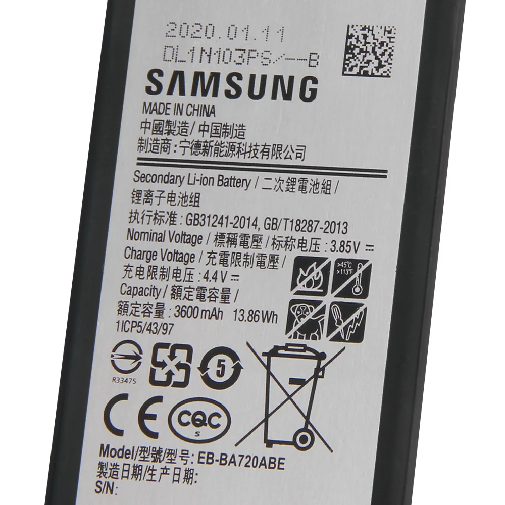 Оригинальный сменный аккумулятор Samsung для Galaxy A7 2017 версии SM-A720 A720 оригинальный