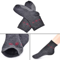 1 pair anti cold tourmaline socks heating tourmaline socks foot massager far infrared automatic heat ankle massage socks