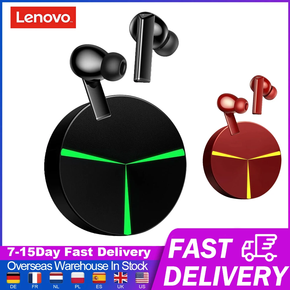 

Lenovo GM1 Game TWS Earphones Bluetooth 5.0 Waterproof Wireless Low Latency Headset Microphone For Iphone For Huawei For Xiaomi