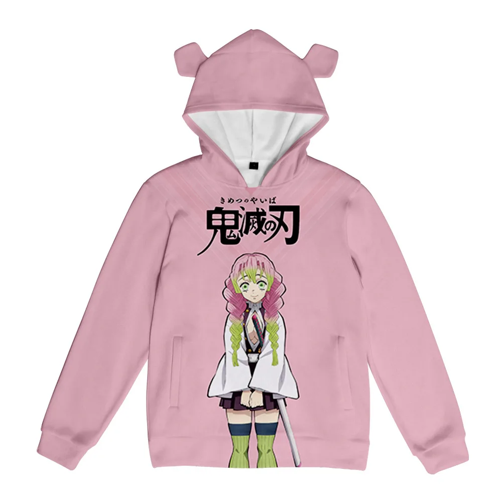 

2021 толстовка с капюшоном, с изображением рассекающего демонов свиньи, одежда для мужчин и женщин, Повседневная Толстовка с капюшоном, толст...