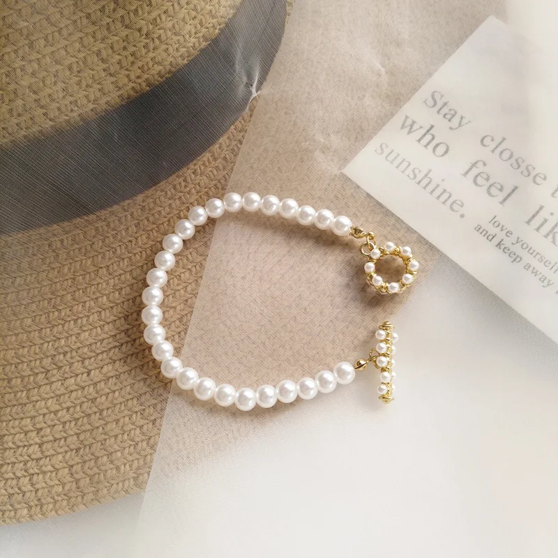 

The Baroque Pearl Bts For Women Vintage Bracelet Fashion Pulseras Mujer Jewelry Gift Party Accessories Bracelets Femme