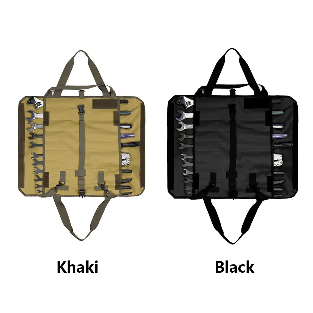 

Screws Nails Drill Bit Metal Parts Pouch Car Seat Hanging Tools Storage Bag Foldable Zipper Pockets Tools Storage Pouch