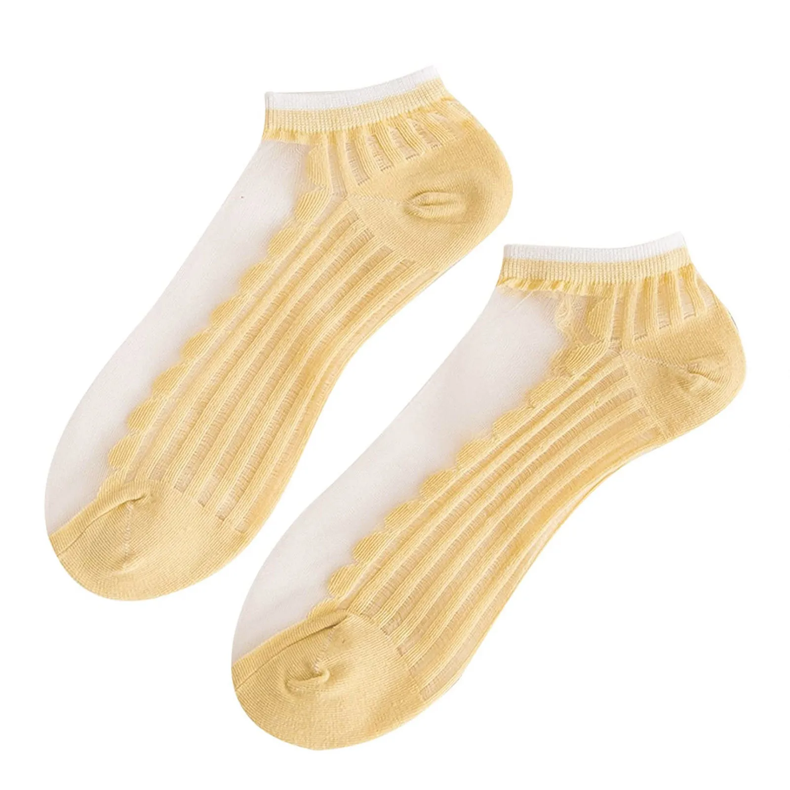 

Women Ankle Breathable Stocking Fashion Floral Mesh Patchwork Summer Thin Socks