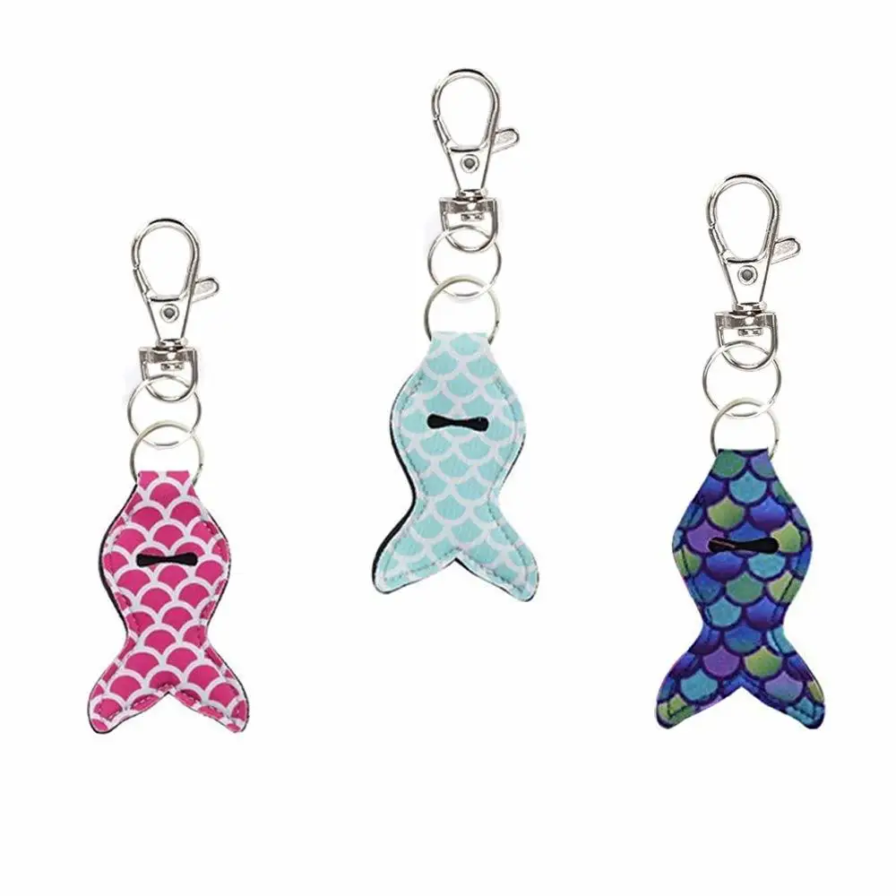 10 шт. держатель для помады ремешок брелок новинка неопрен помада бальзам с