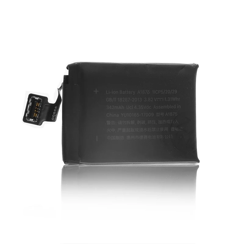 Протестированный оригинальный аккумулятор A1875 342 мАч для Apple watch A1859 Series 3 GPS Версия