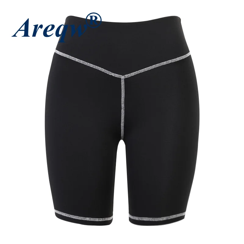 

Contrasting Line Sports Casual Shorts Women's 2021 Spring and Summer Solid Color Casual Fashion Five-point Pants