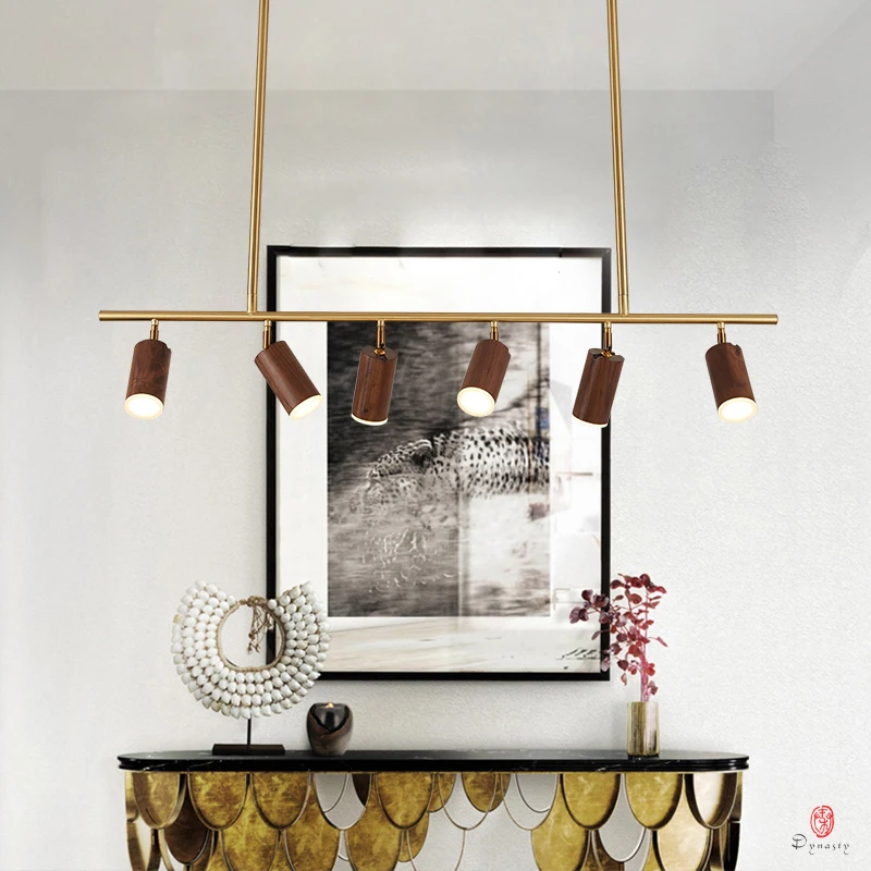 

Fashion Hanging Lights Wooden Series Pendant Lamp Modern Style LED Lighting Fixture For Various Scene Home Shop Hotel Decoration