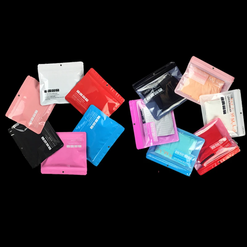 1 шт. прозрачные пластиковые трусики с принтом на застежке молнии|Сумки для вещей|