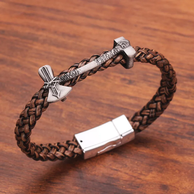 Marvel кожаный браслет Мстители Тор браслеты с молотом Железный человек танос