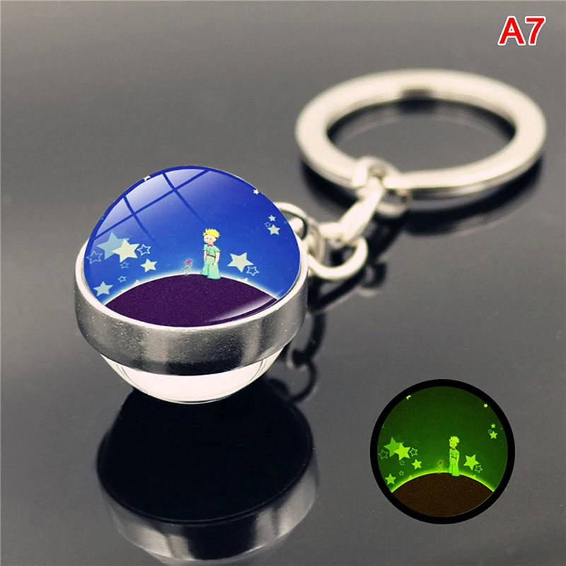 Светящийся Маленький принц металлический брелок время ювелирные изделия
