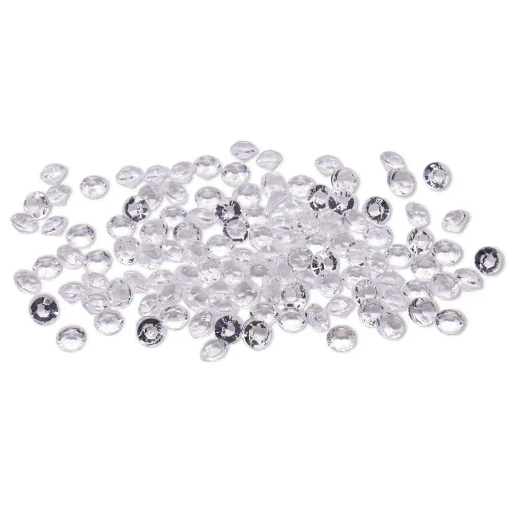 

2000pcs 4.2mm Acrylic Crystal Diamond decorative dishes table deco de table for wedding birthday party Christmas decorative