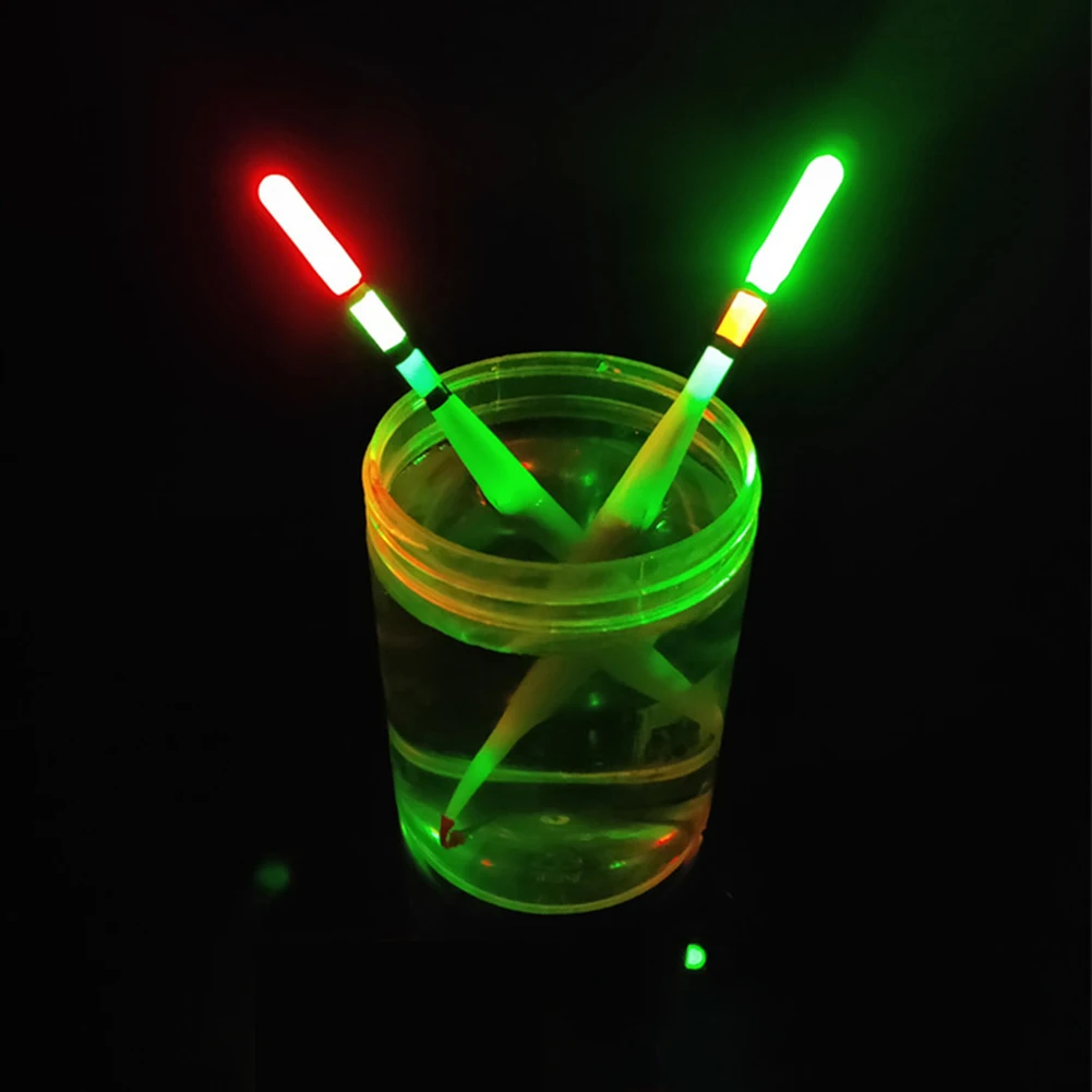 

2pcs Fishing Float LED Electric Float Light + Battery Deep Water Float Fishing Tackle Night Fishing Gear With electrons Hot