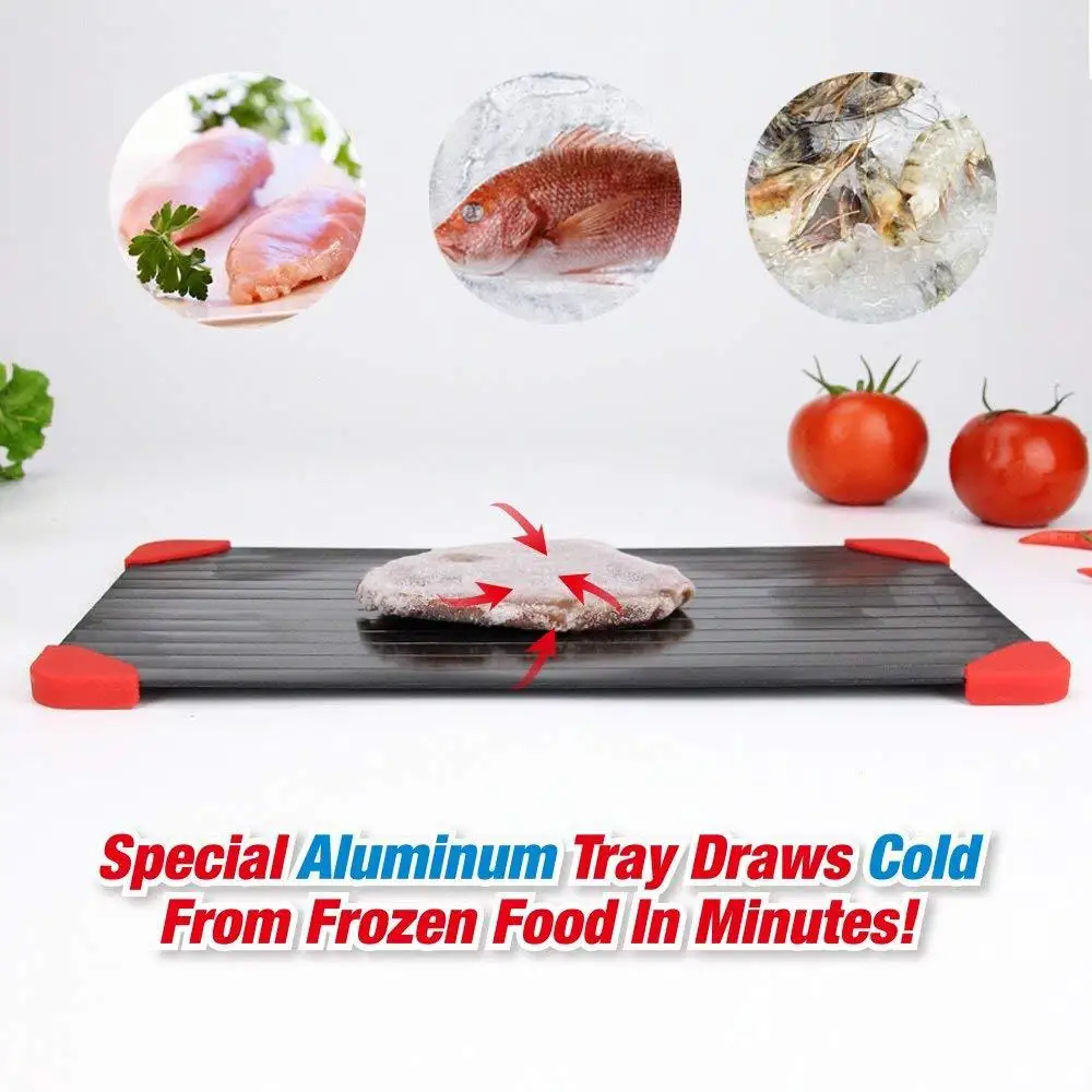 

Fast Defrosting Tray Thaw Frozen Food Meat Fruit Quick Defrosting Plate Board Defrost Kitchen Gadget Tool Defrost Plate Kitchen