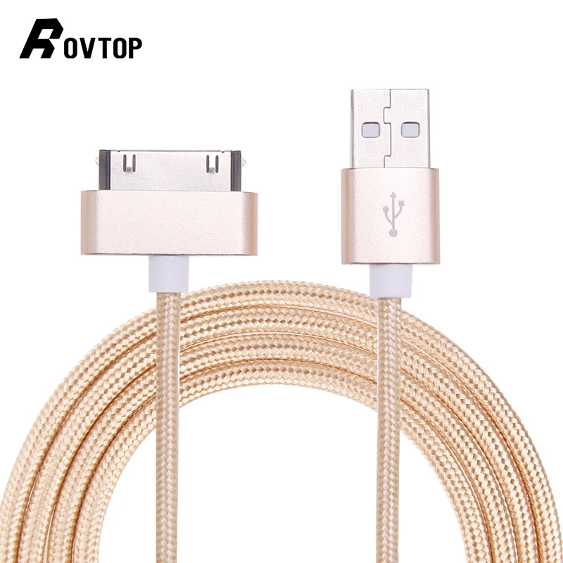 Нейлоновый USB кабель для IPhone 4S 4 металлический штекер нейлоновый плетеный провод