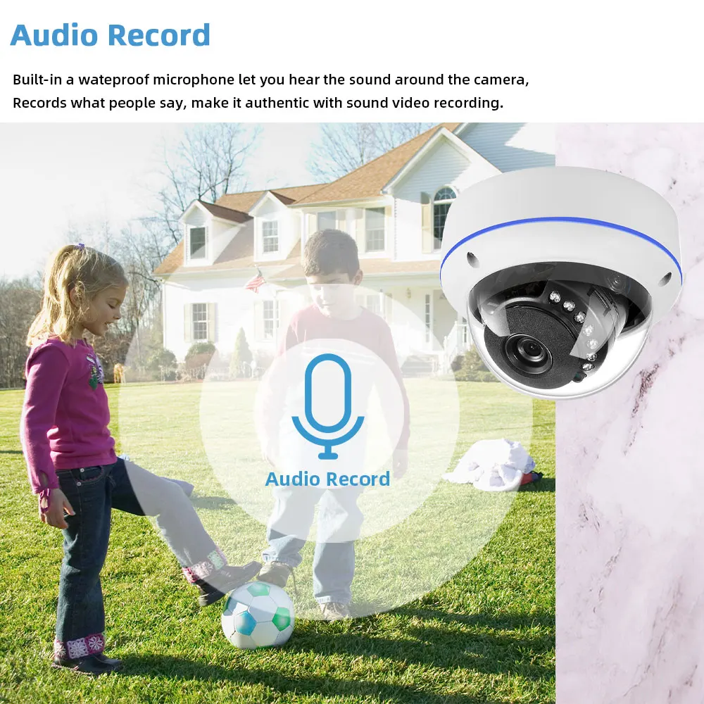 HKIXDISTE H.265 16CH 4K POE NVR Kit 8MP CCTV System 8MP In/Outdoor VandalProof Security IP Dome Camera Video Surveillance set