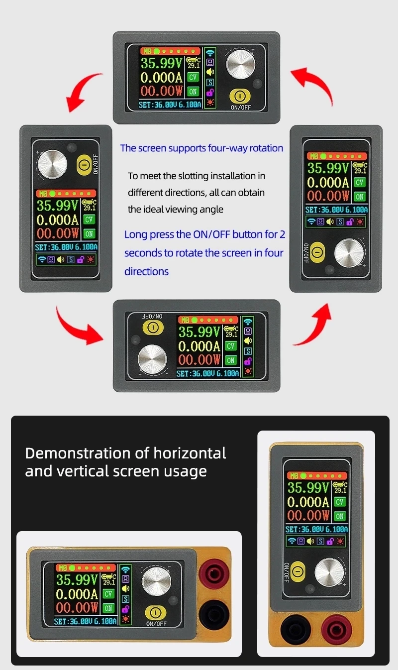 Преобразователь постоянного тока XYH3606 постоянный ток CC CV 0-36 в 6 А регулируемый