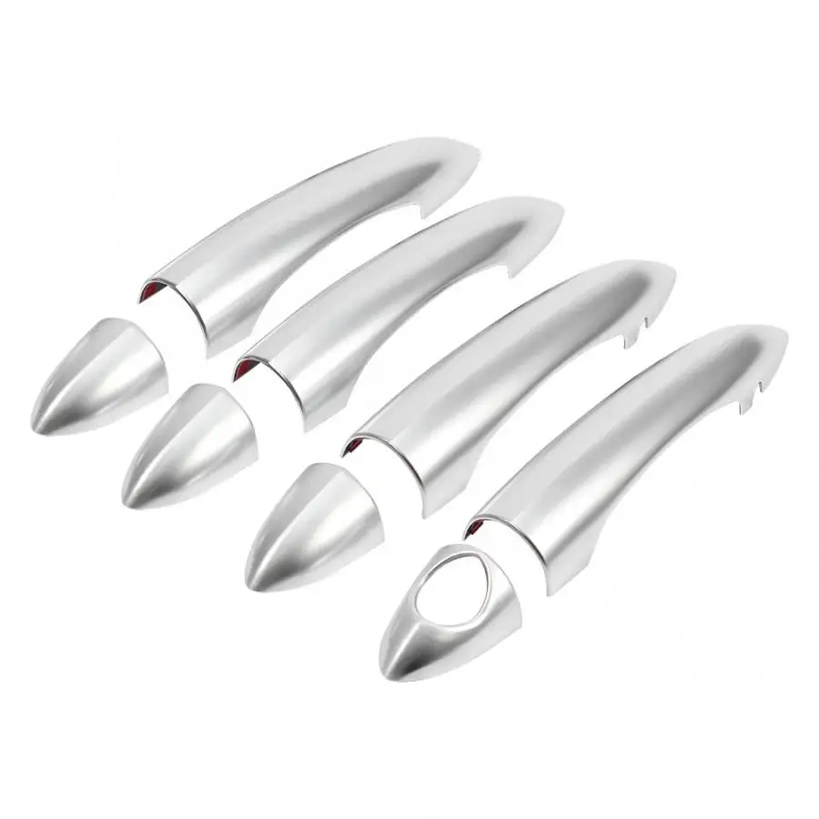 Горячая Распродажа 8 шт. ABS Хромированная Крышка для наружной дверной ручки