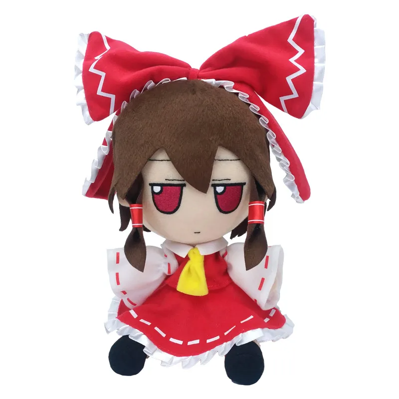 Аниме TouHou Project Hakurei Reimu Косплей милая Кукла Плюшевая мягкая подушка Сидящая