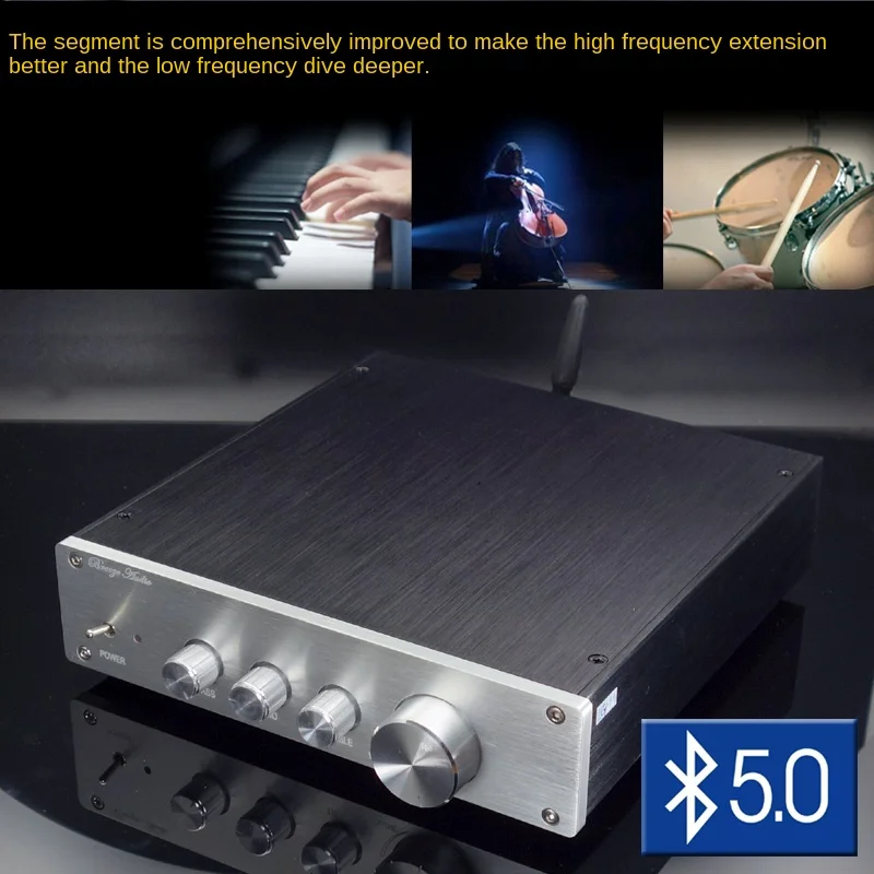 

F1 Pure Class A Three-segment Tone Preamp Linear Power Supply Bluetooth 5.0 LDAC To Enhance Sound Quality Luxury Mini Amplifier