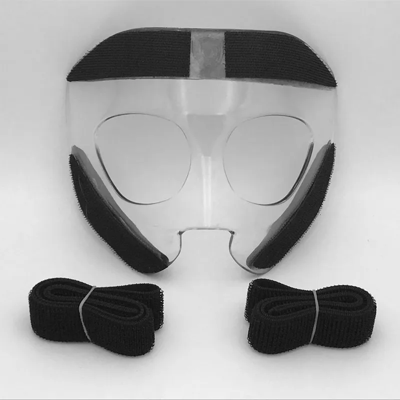 Прозрачная баскетбольная защитная маска для всего лица Футбольная Спортивная