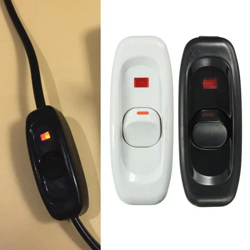 10А 1 шт. встроенная кнопка вкл/выкл настольная лампа светильник кабель