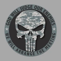 skull Camo Army Military Die Cut Decal Suitable for Car Truck motos india weed Sticker 4x4