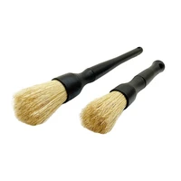 detailing brush with premium natural boar hair automotive detail brushes auto brush perfect for car motorcycle cleaning