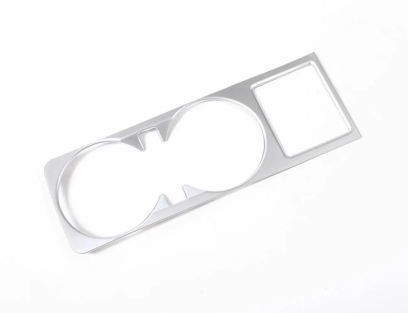

1 PCS Chrome Car Center Console Cup Holder Cover Trim For Discovery 5 3.0 V6 2017 Car Styling Car Accessories