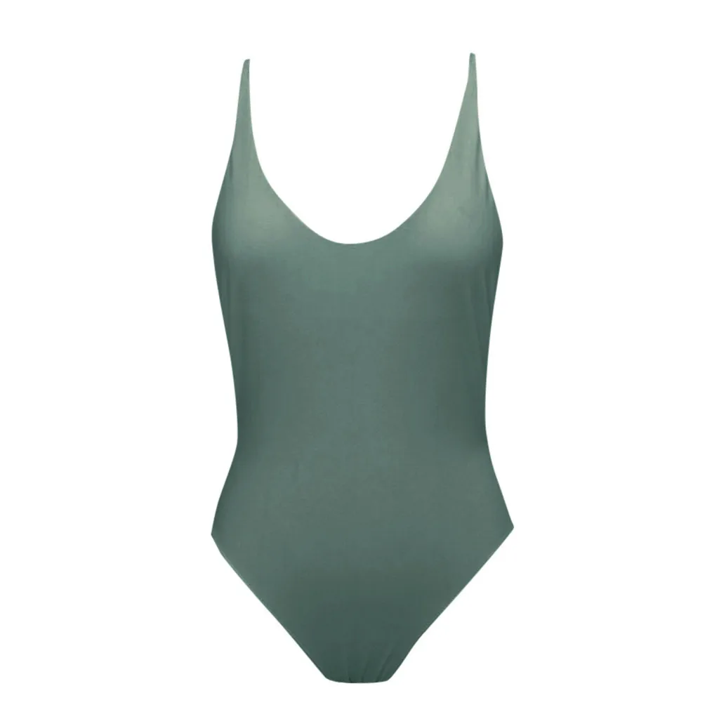 

Swimsuit Women Sexy One Piece Bikini Push-Up Padded Bathing Backless Beachwear Swimwear Bikini Mujer Monokini Swimming Suit