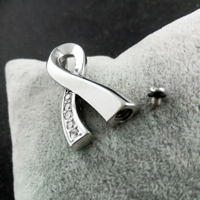 WAWFROK похоронная шкатулка Кремация ожерелье белый кристалл может держать