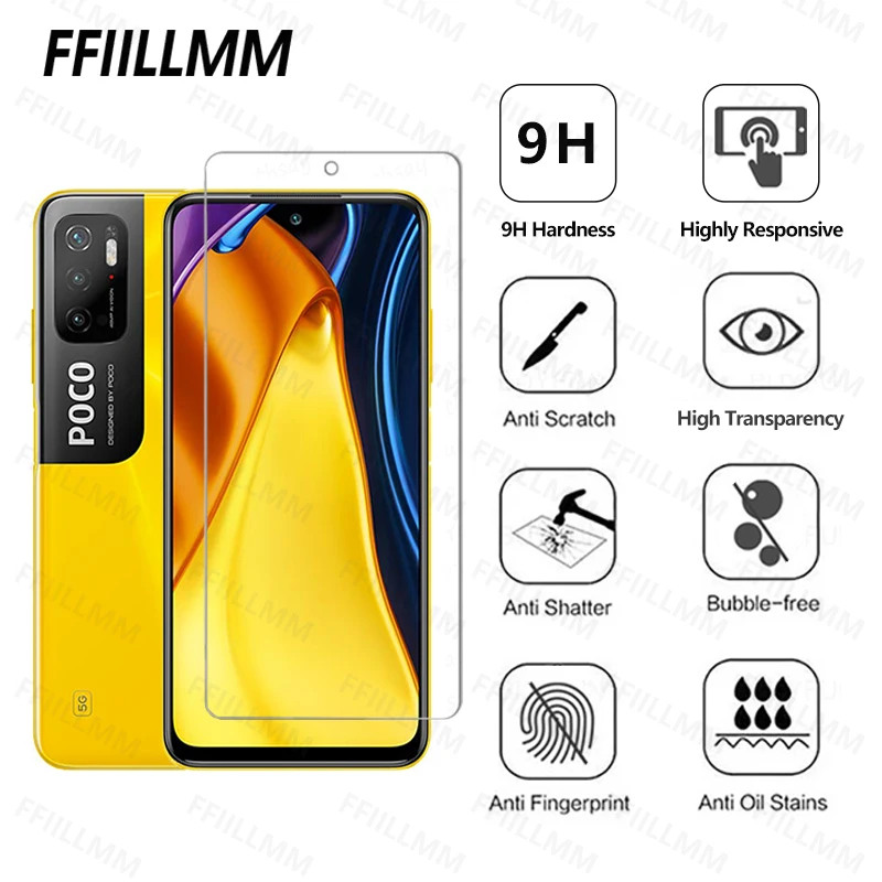 3 шт./лот Защитное стекло для Xiaomi Poco M3 Pro 5G Закаленное стекло Mi M2 X3 X2 Пленка полного покрытия экрана