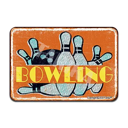 

Bowling Iron Poster Painting Tin Sign Vintage Wall Decor for Cafe Bar Pub Home Beer Decoration Crafts