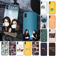 fhnblj gilmore girls phone case for iphone 11 12 13 mini pro xs max 8 7 6 6s plus x 5s se 2020 xr case
