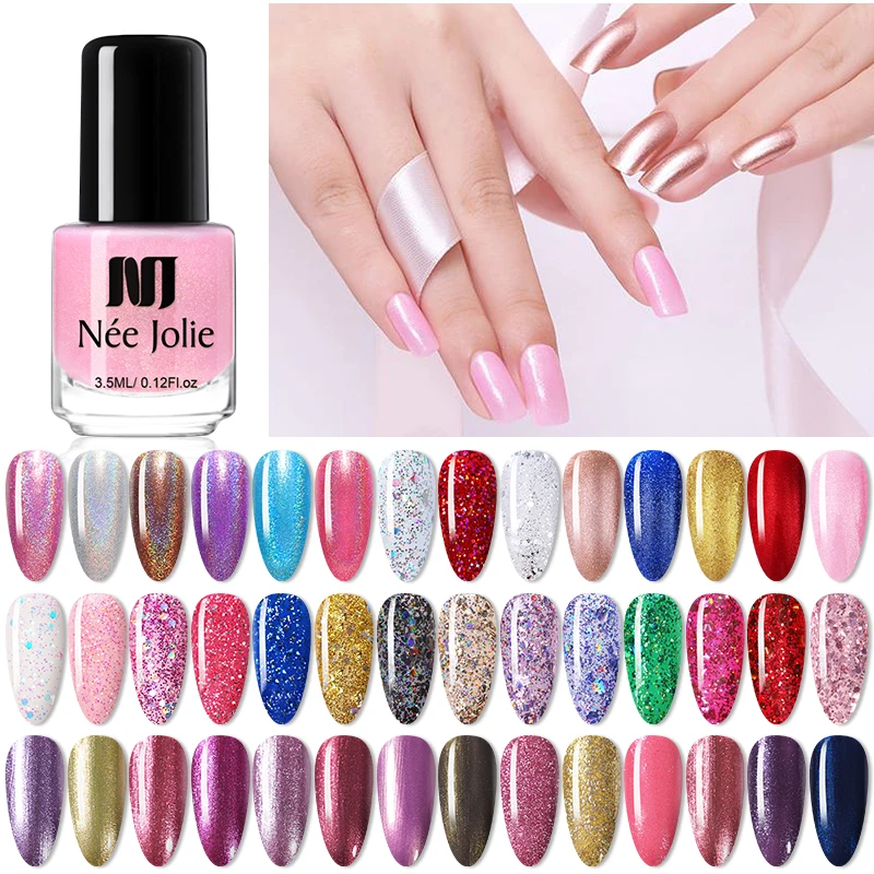 Матовый эффектный лак для ногтей 33 цвета красно-серый масляный самостоятельного