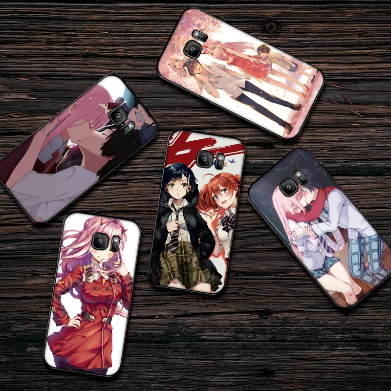 Для samsung M10 M20 M30 S6 S7 Edge S10 S9 S8 PLUS чехол Franxx аниме индивидуальность | Мобильные