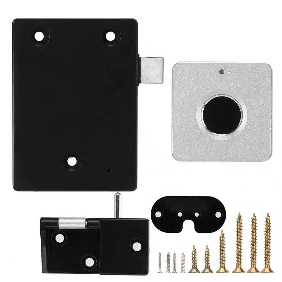 Biometric Fingerprint Lock Anti Theft Keyless Panel for Home Office Drawer Cabinet Wardrobe | Безопасность и защита