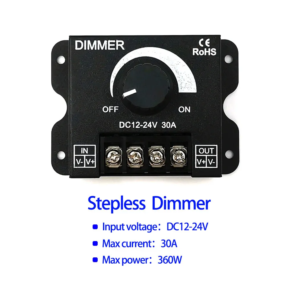 30A Stepless Dimmer Ultra bright led panel lights 200w cob board lamp with dimmer remote control RC light - Испускаемый цвет: 30A Stepless Dimmer